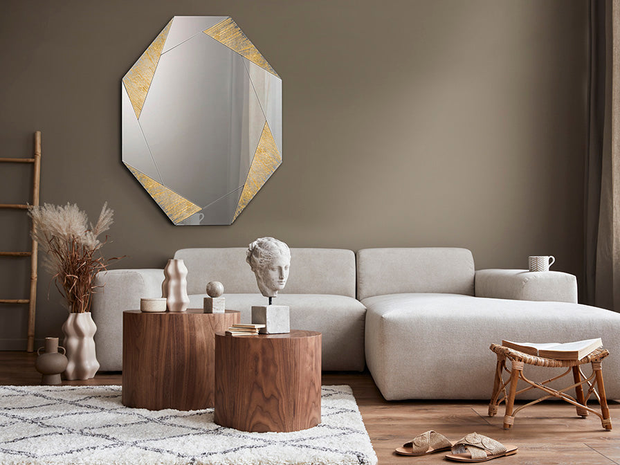 
Grand miroir mural design « Laverna »