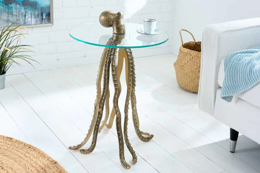 
Designer Side Table "Wildlife Octopus"
