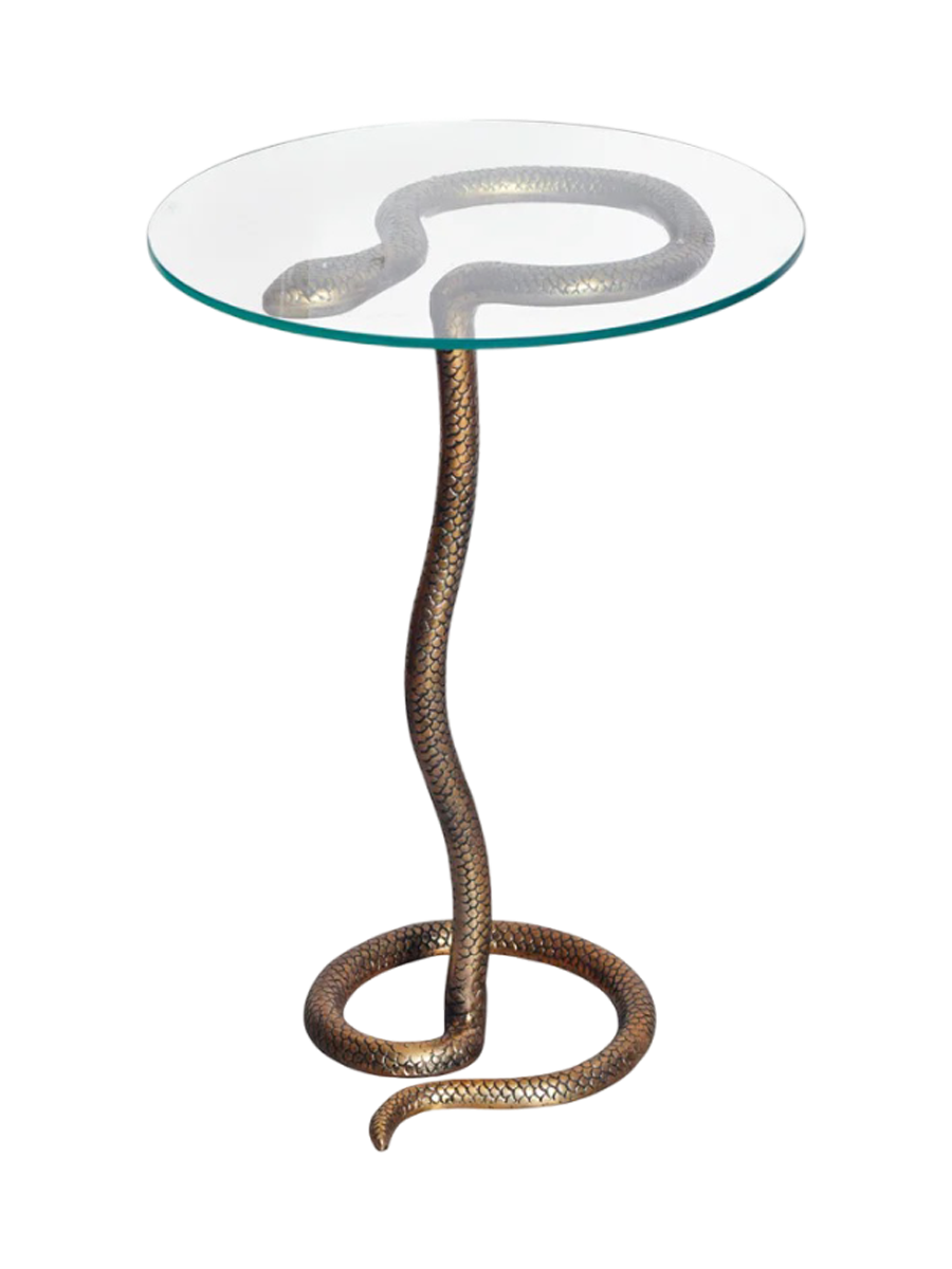 
"Wildlife Snake" Designer Side Table