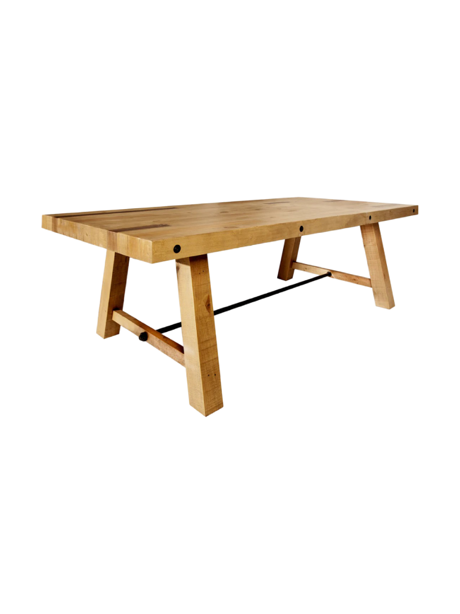
Recycled Solid Wood Dining Table "Finca", various sizes - 240 x 100 cm