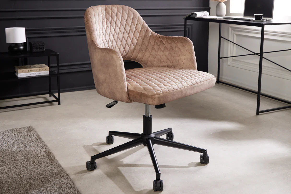 
Fauteuil de bureau design « Paris » - Grège