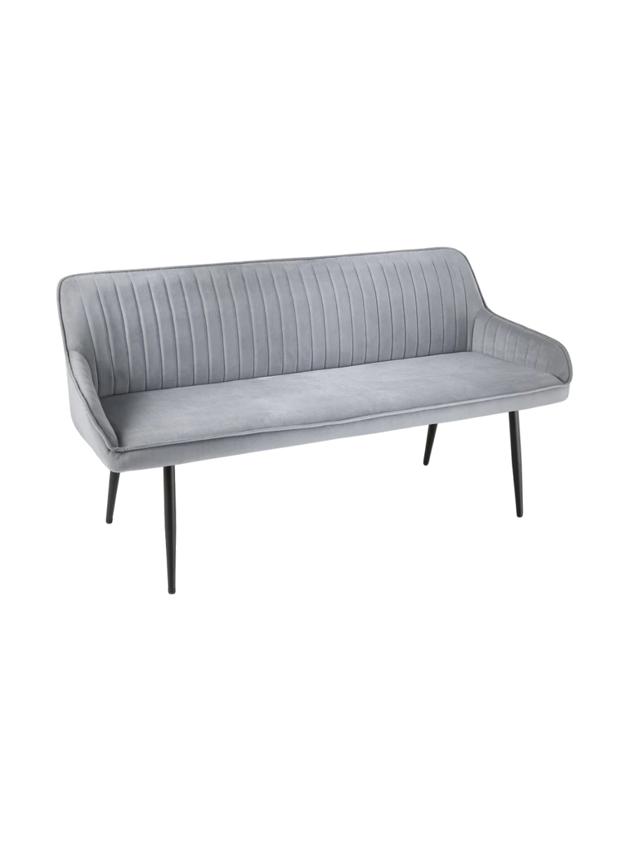
Banc design « Turino » - Gris argent