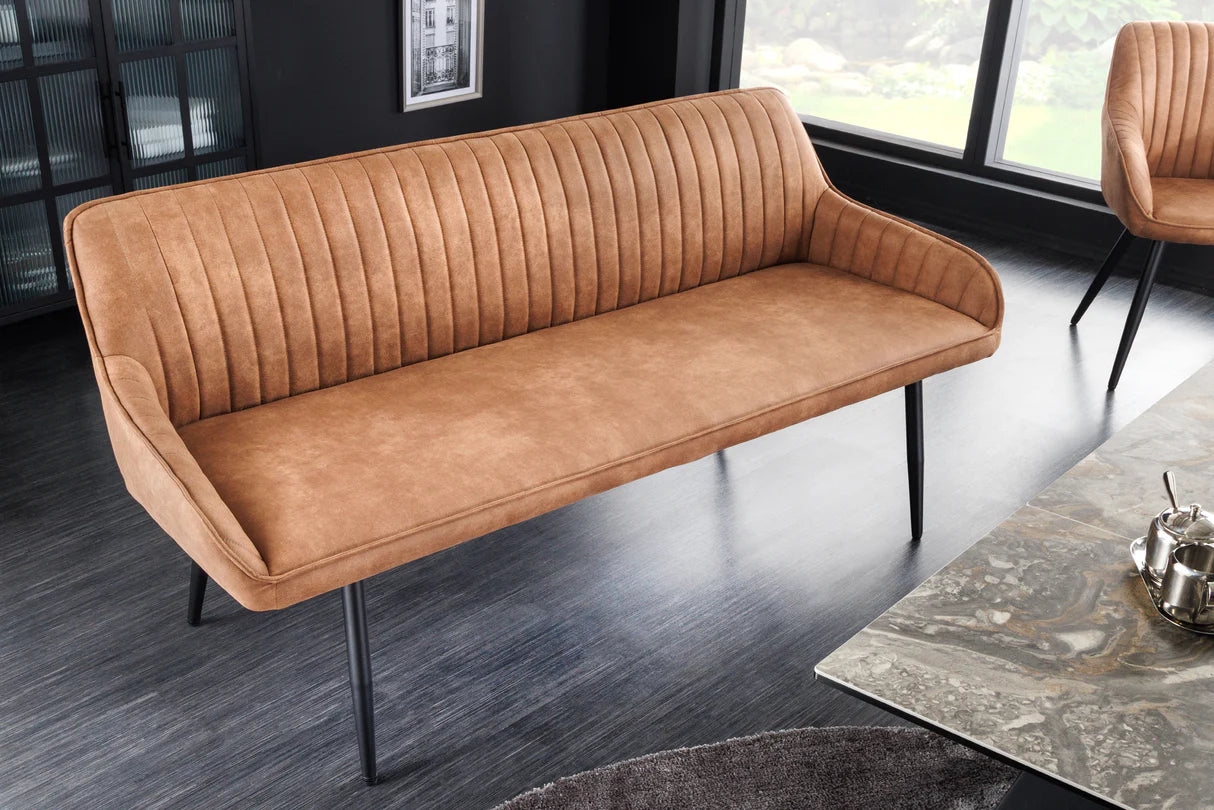 
Banc design « Turino » - Marron