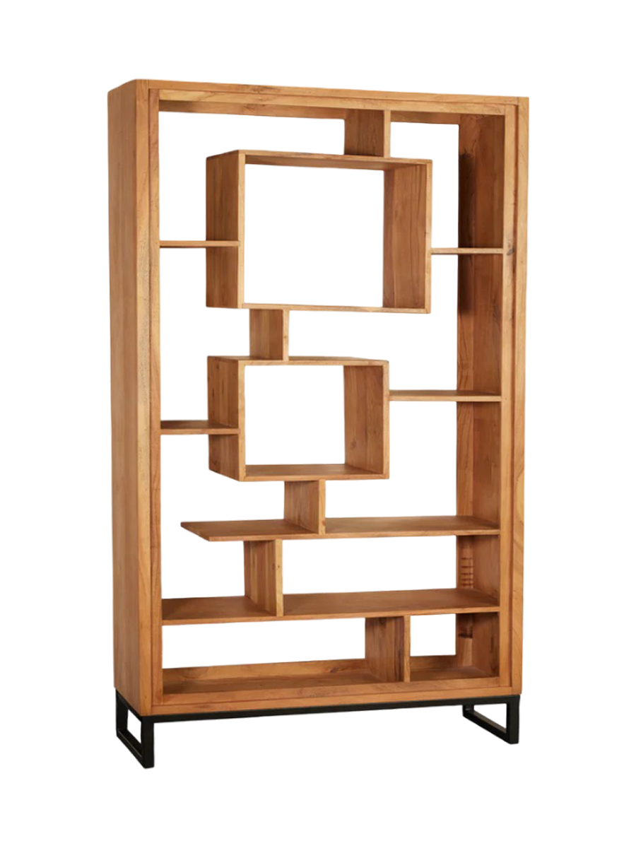 
Grosses Massivholz Regal „Cube“