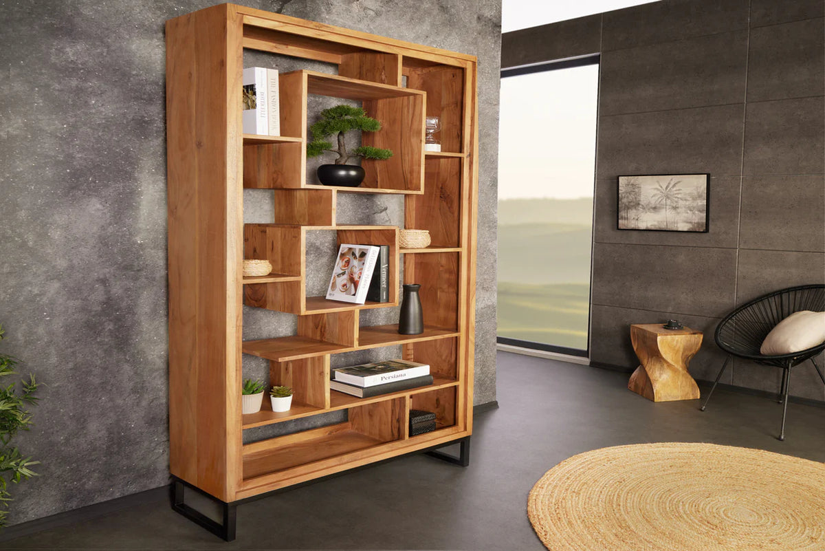 
Grosses Massivholz Regal „Cube“
