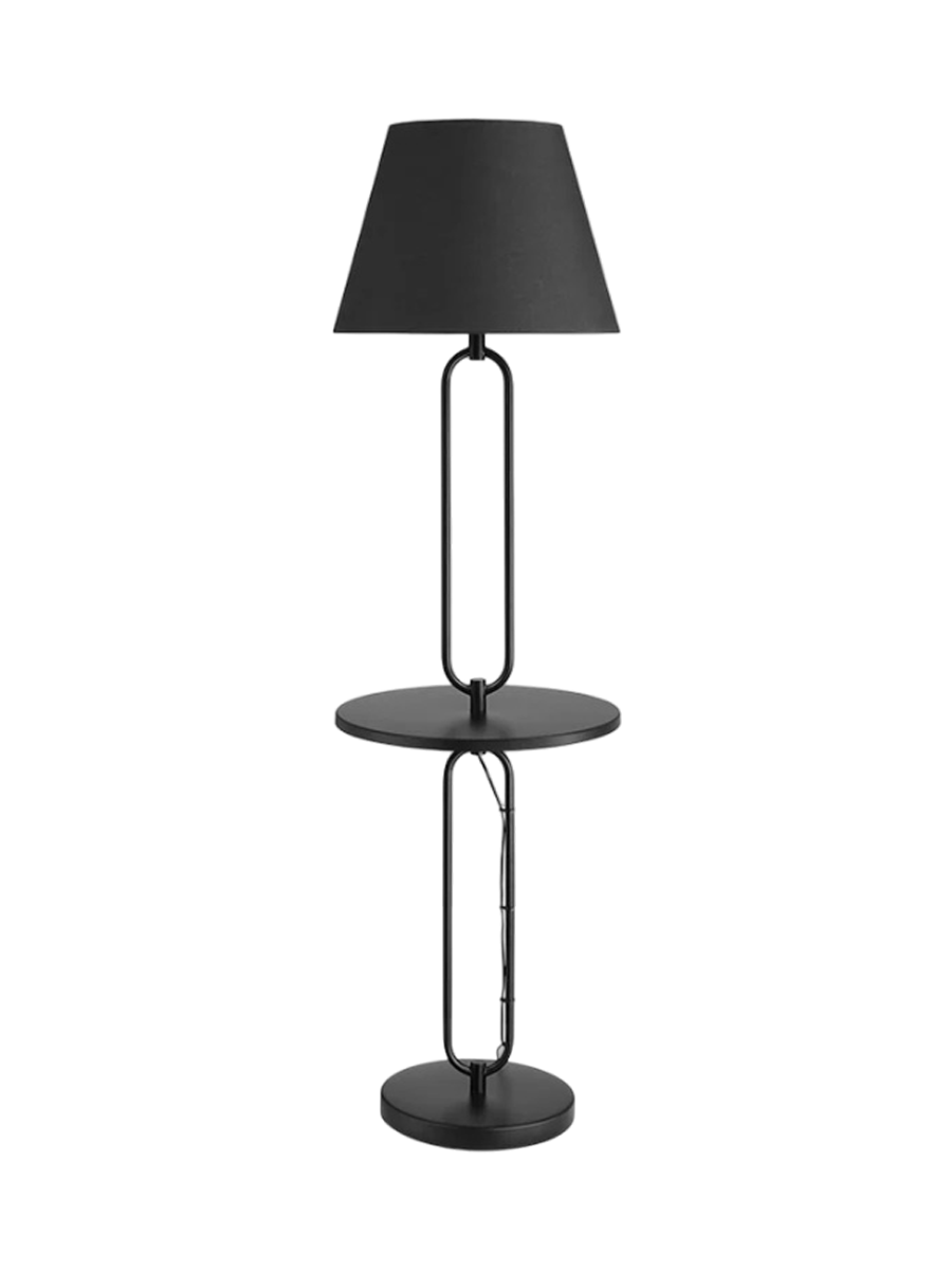 
Lampada da terra di design “Servant” con tavolino integrato