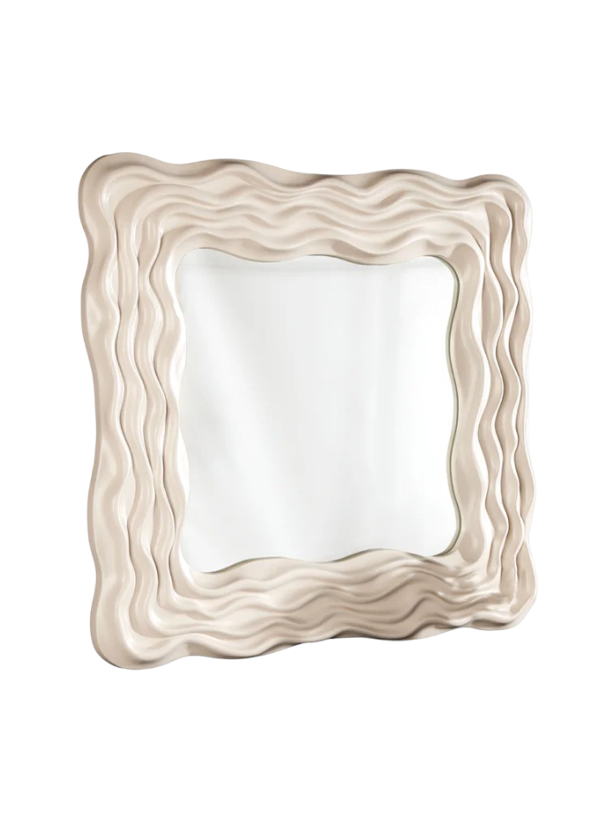 
Specchio da parete di design «Wave»