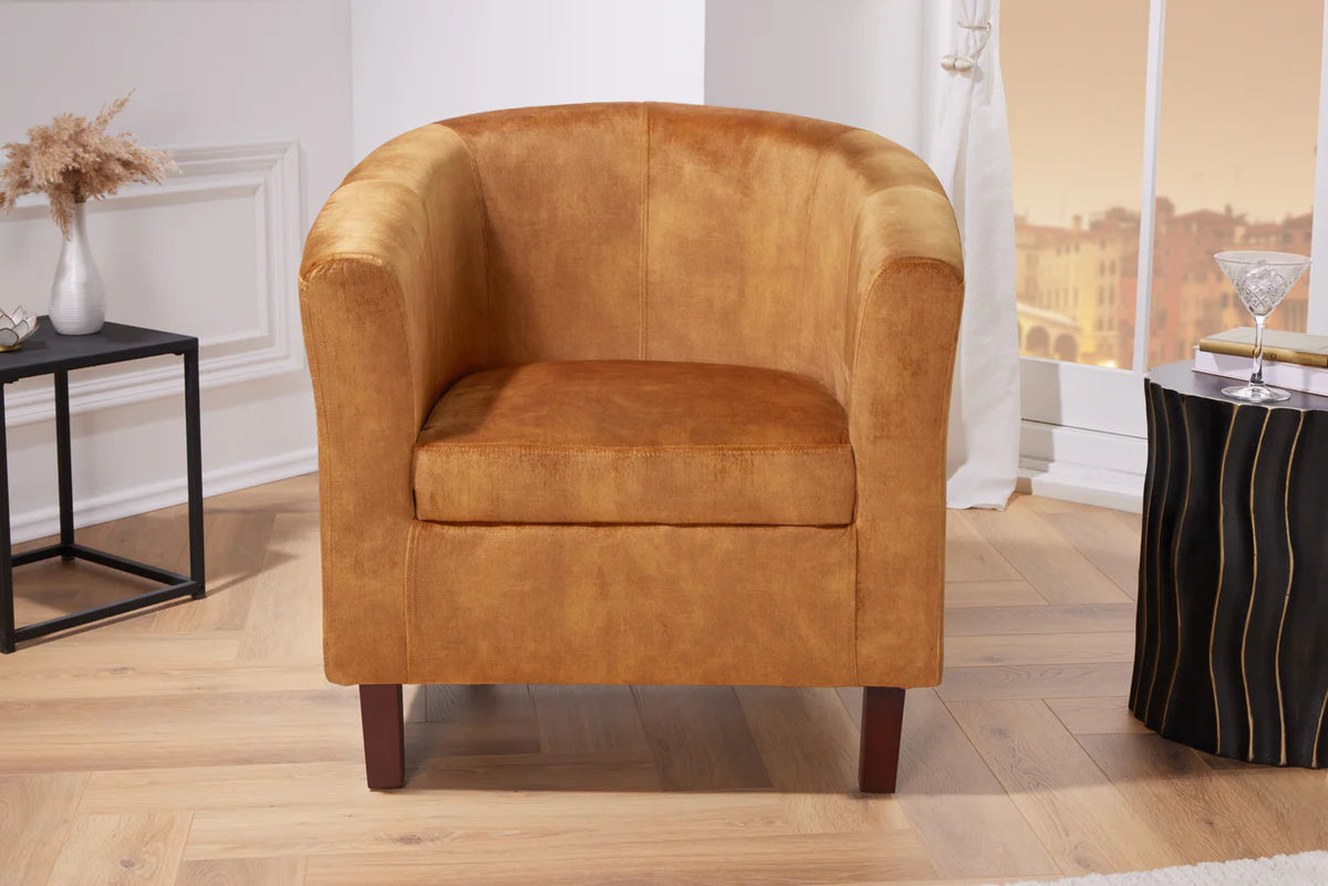 
Armchair "Hemingway" - Mustard yellow