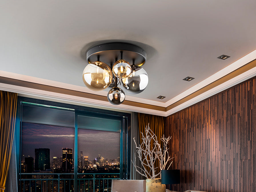
LED Design Deckenlampe „Dark“ 5-flammig