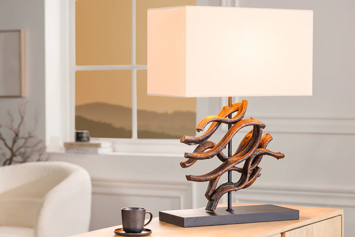 
Grande lampada da tavolo «The Wave II» realizzata a mano