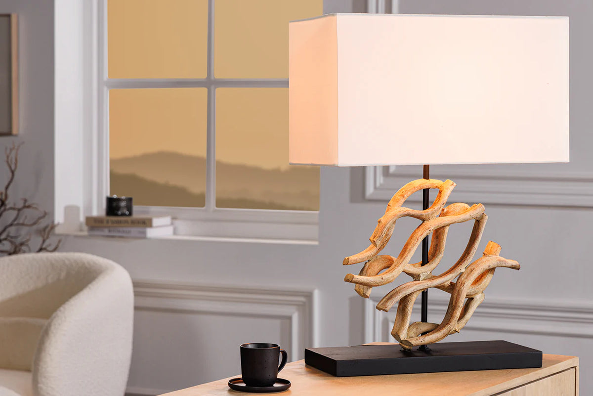 
Grande lampada da tavolo «The Wave» realizzata a mano