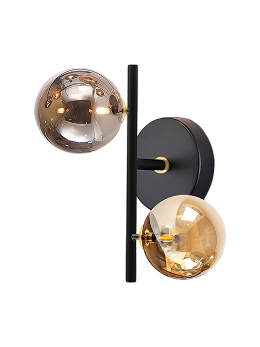 
LED Design Wandlampe „Dark“ 2-flammig