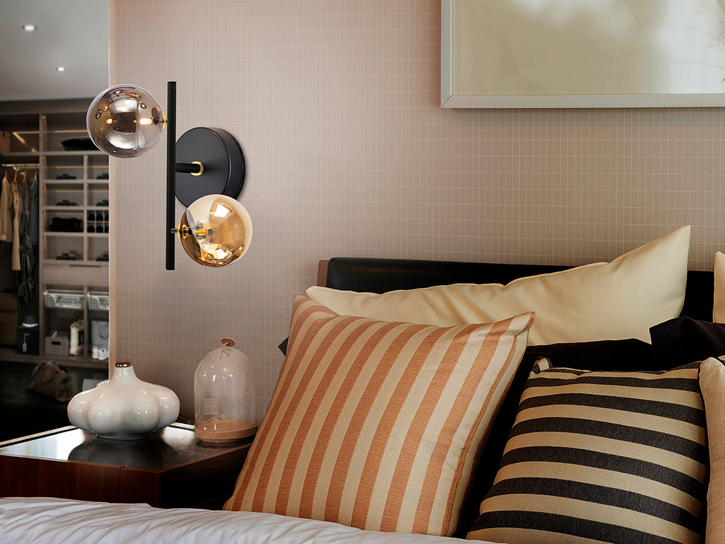 
LED Design Wandlampe „Dark“ 2-flammig