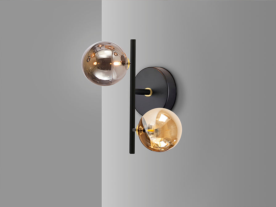 
Lampada da parete di design a LED «Dark», a 2 luci