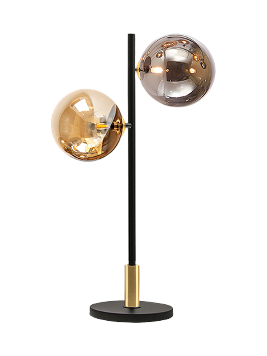 
LED Design Tischlampe „Dark“ 2-flammig