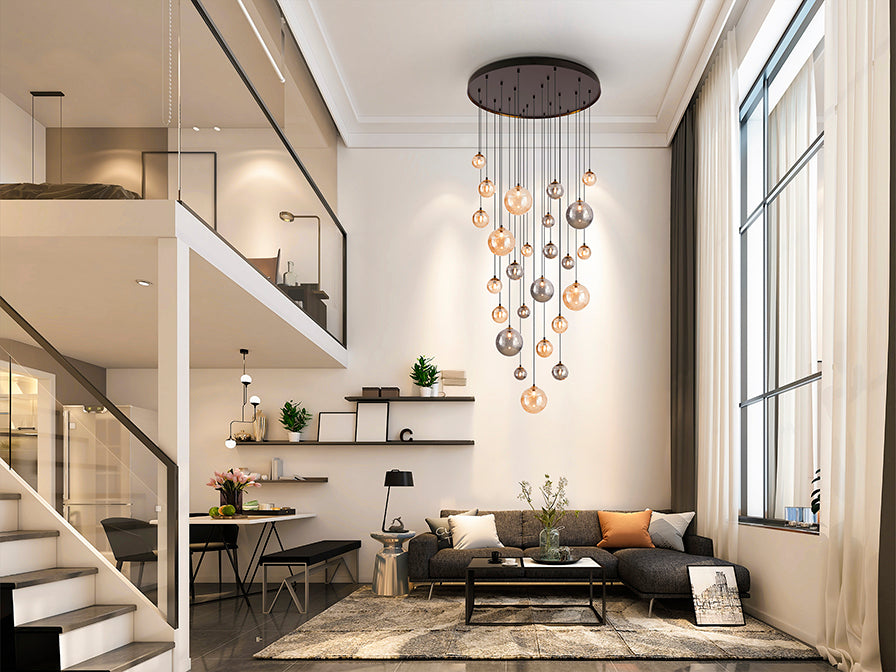 
Lampada da galleria di design a LED «Dark» a 25 luci