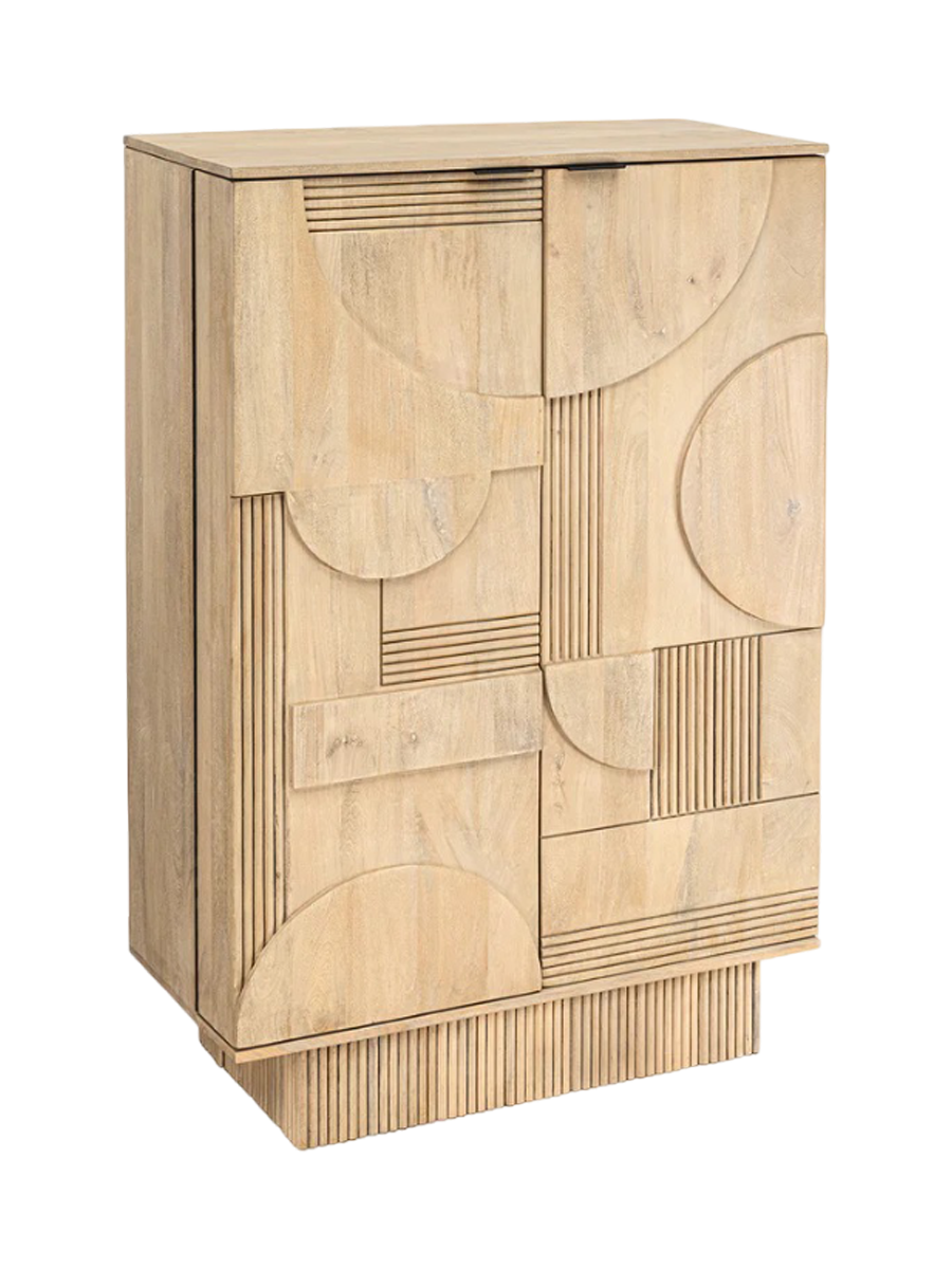 
Massiver Design Barschrank „Art Deco“