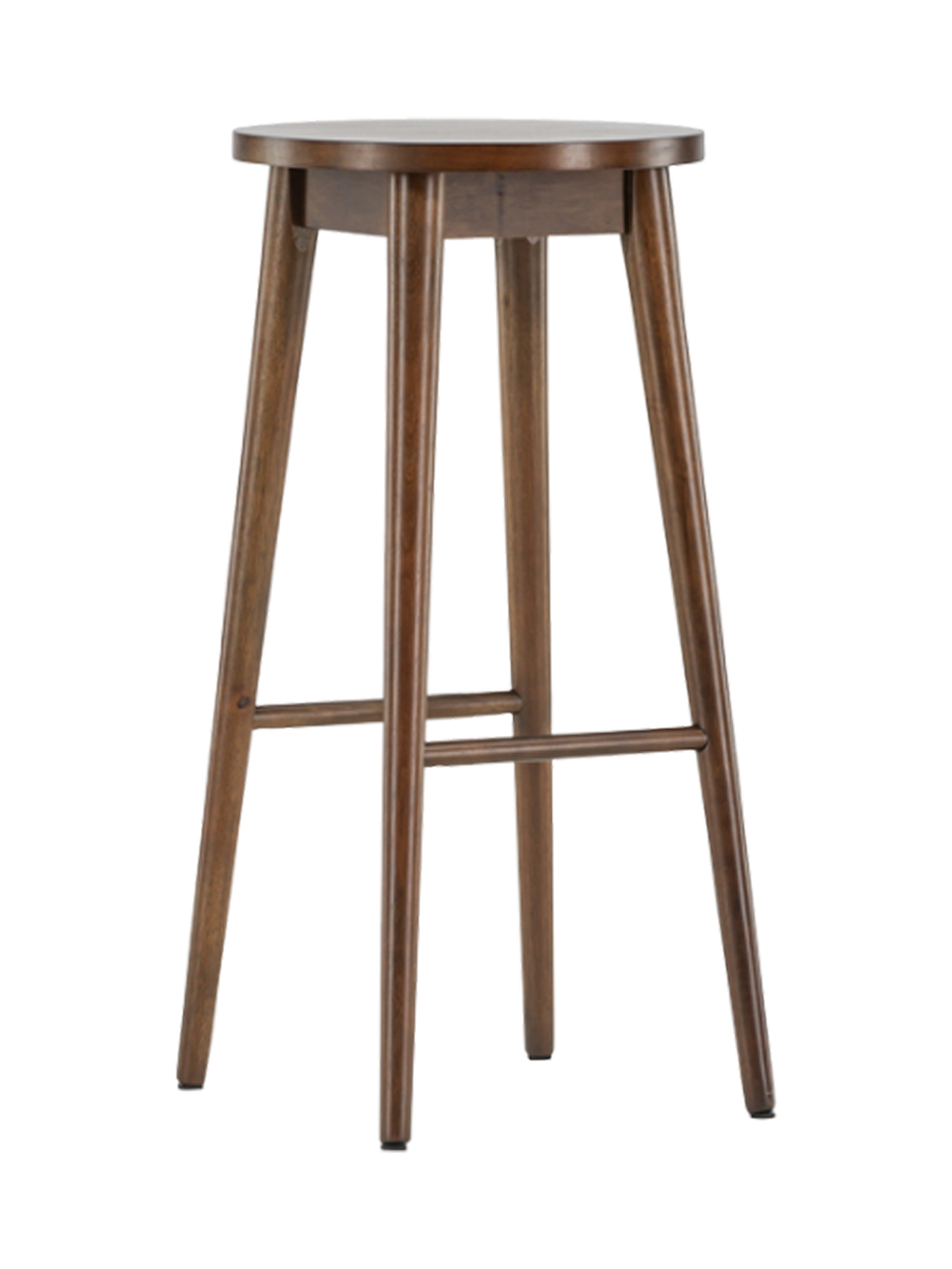 
Tabouret de bar en bois massif « Mollösand » - Mocca