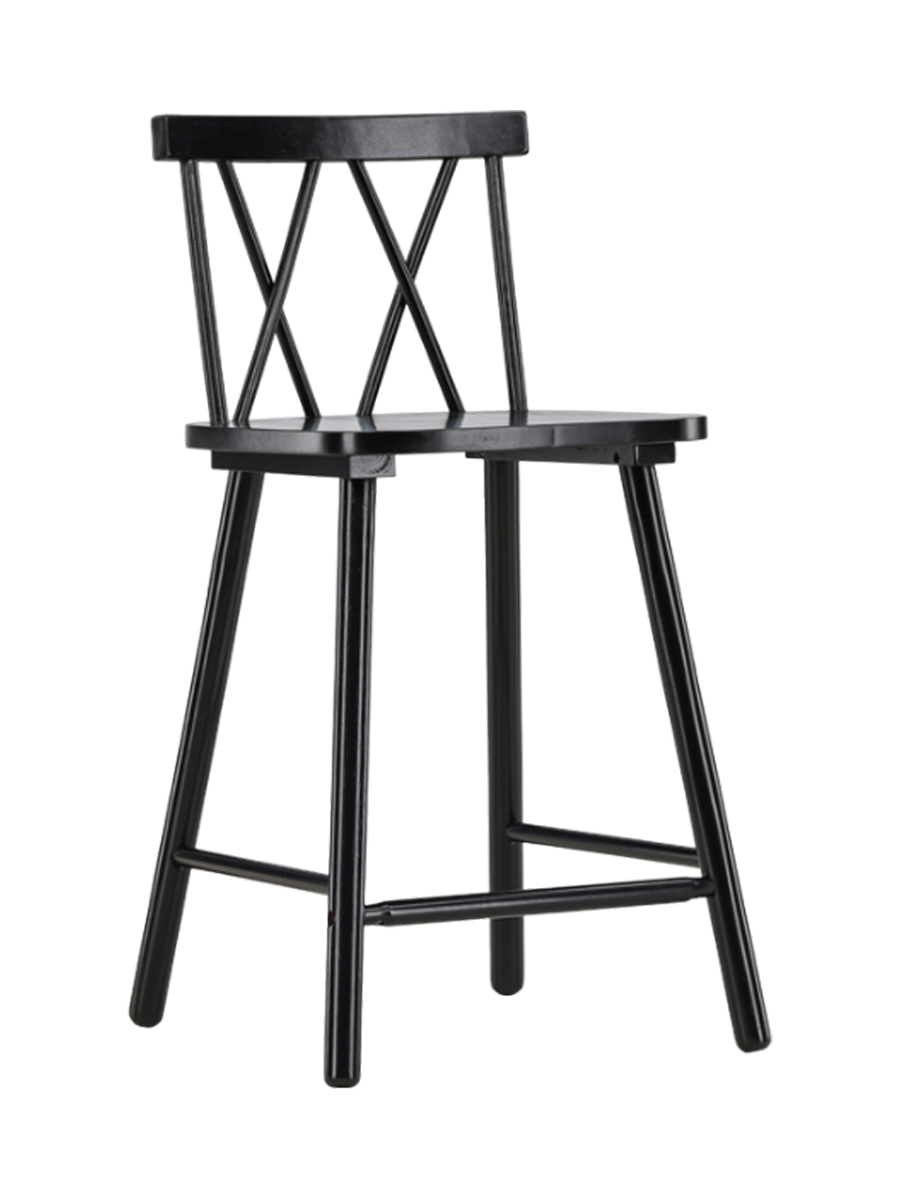 
Massivholz Barstuhl „Mollöström“ - Schwarz