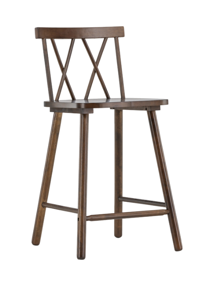 
Massivholz Barstuhl „Mollöström“ - Mocca