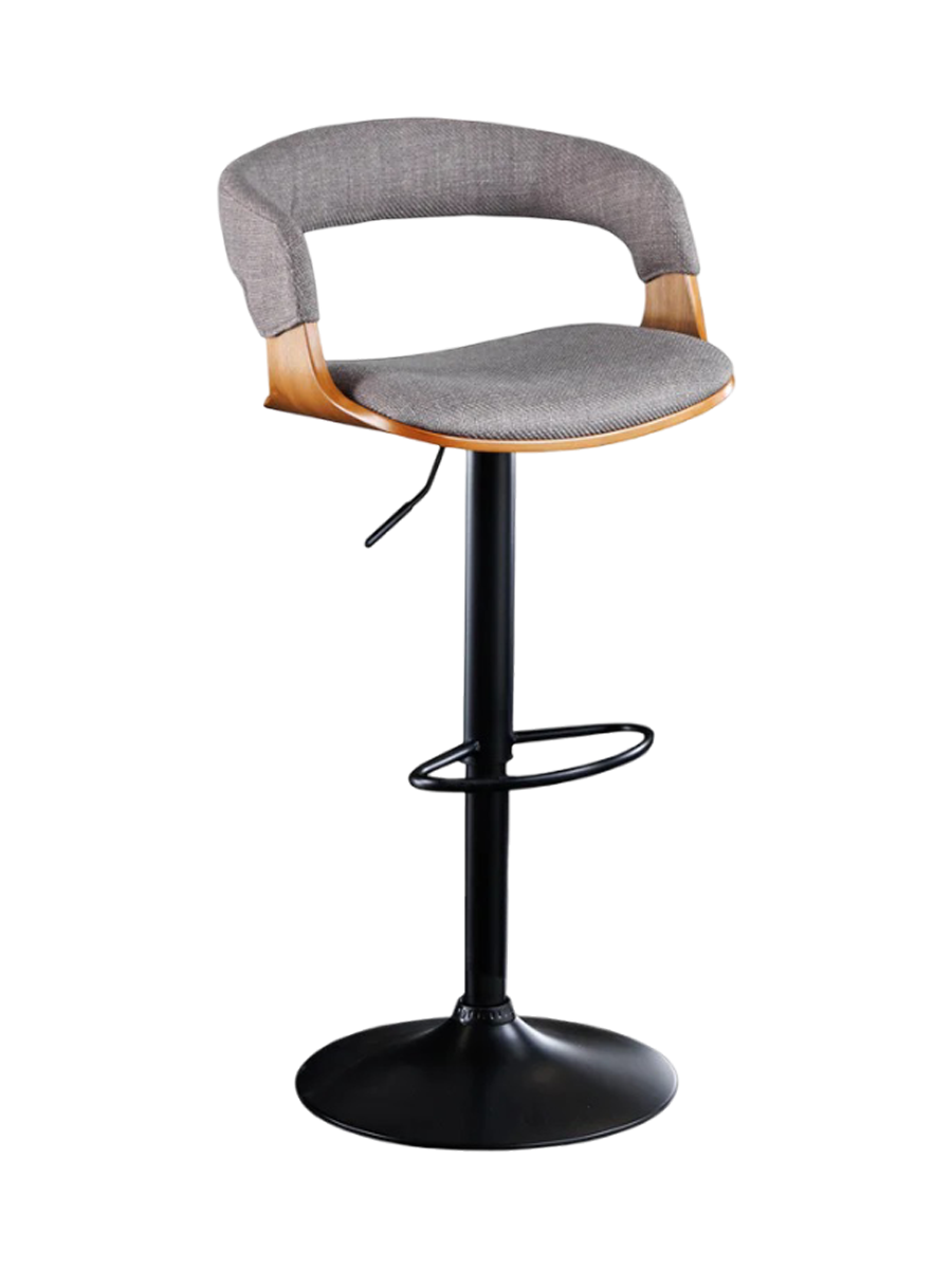
Tabouret de bar réglable en hauteur « Manhattan » - Frêne / Gris