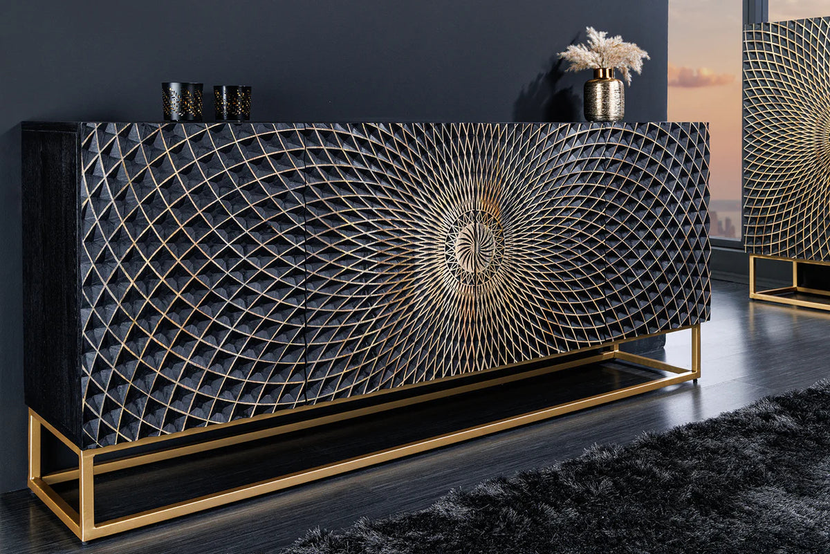 
Design Sideboard „Illusion“ aus Massivholz