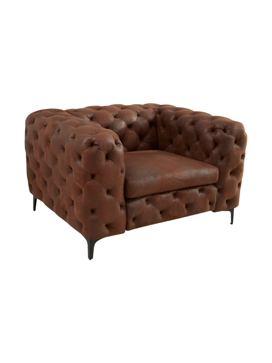 
Fauteuil design « Baroque moderne » - Brun antique