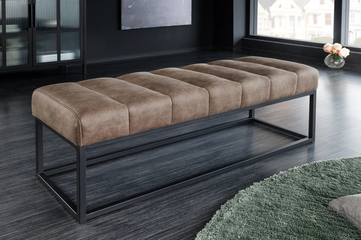 
Banc « Petit Beaute » - Velours taupe