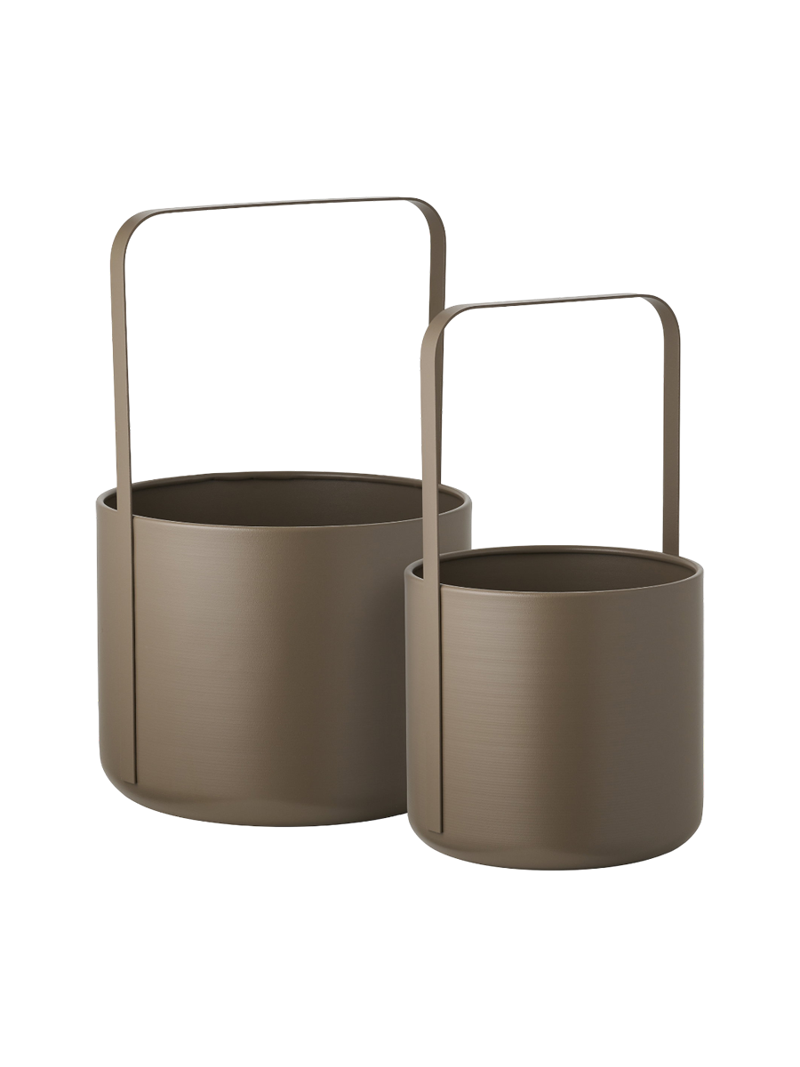 
Pots de fleurs design « Lilith », lot de 2