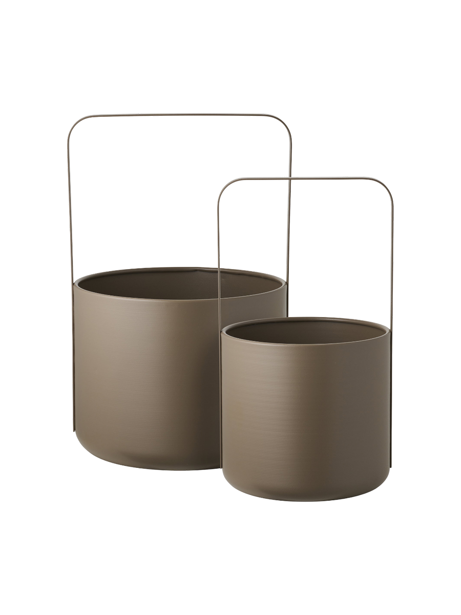 
Pots de fleurs design « Lilith », lot de 2