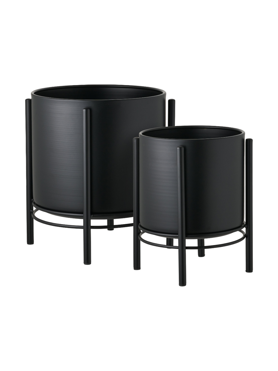 
Pots de fleurs design « Maurice », lot de 2