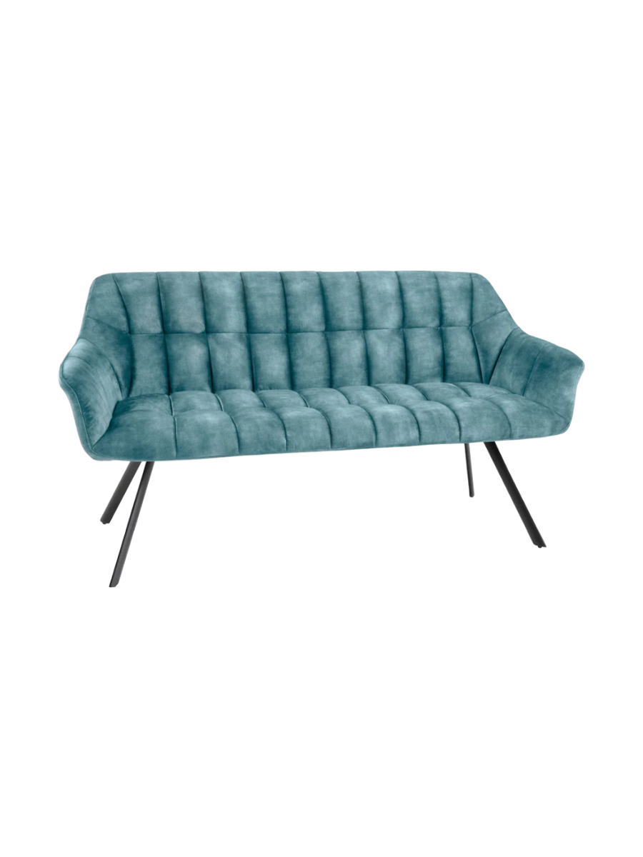 
Banc design « Papillo » - Velours pétrole