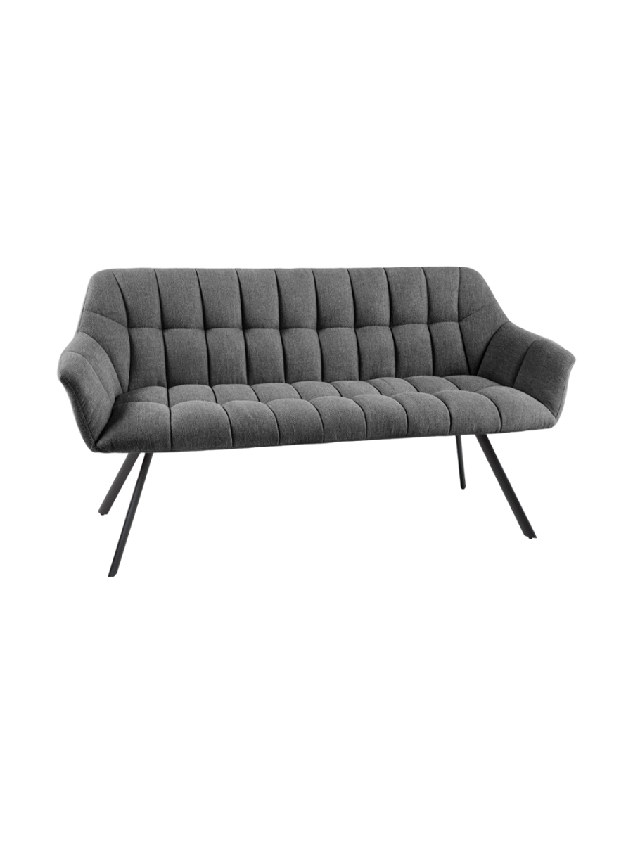 
Banc design « Papillo » - Tissu structuré anthracite