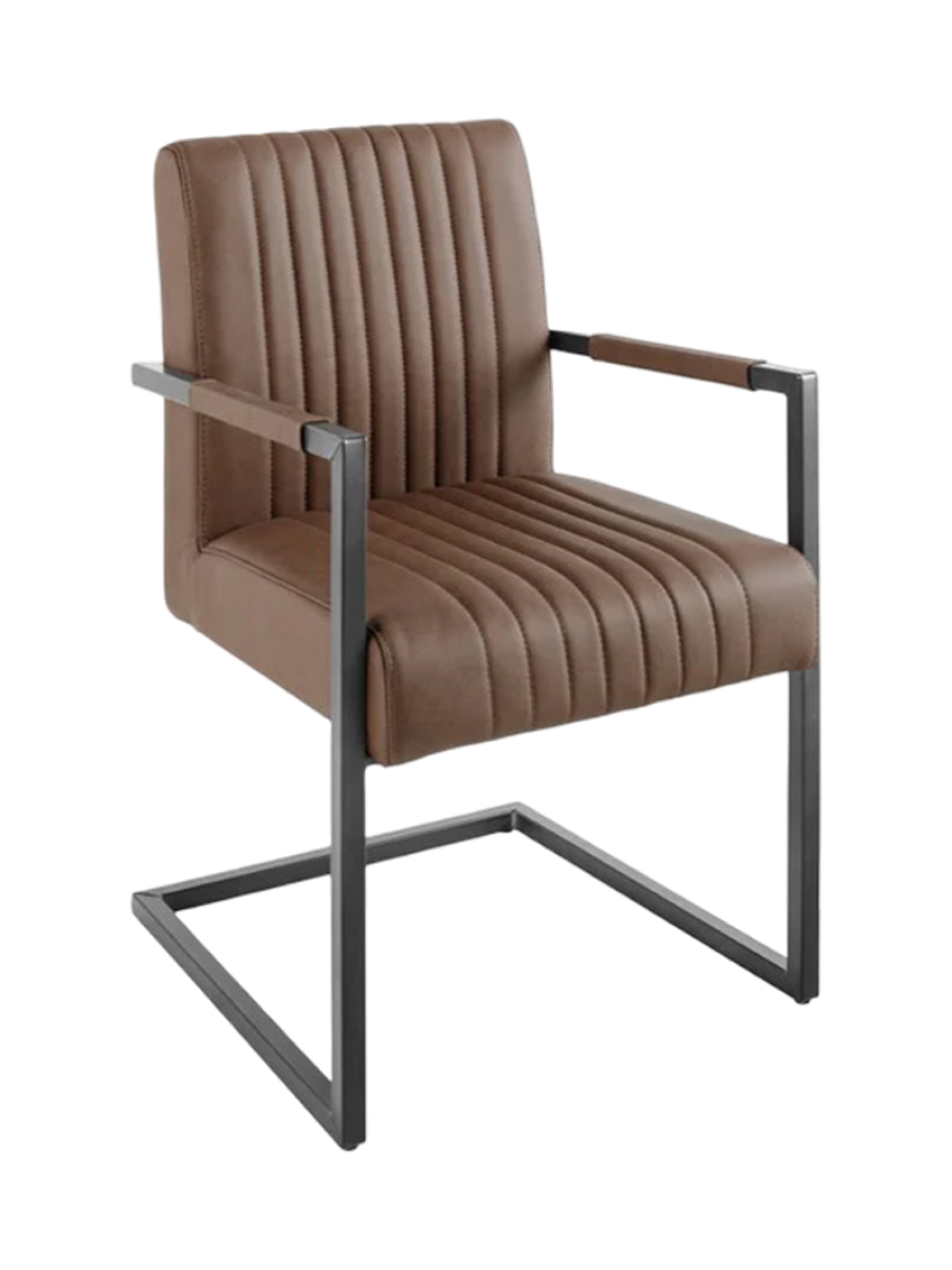 
Fauteuil cantilever « Astone » - Marron