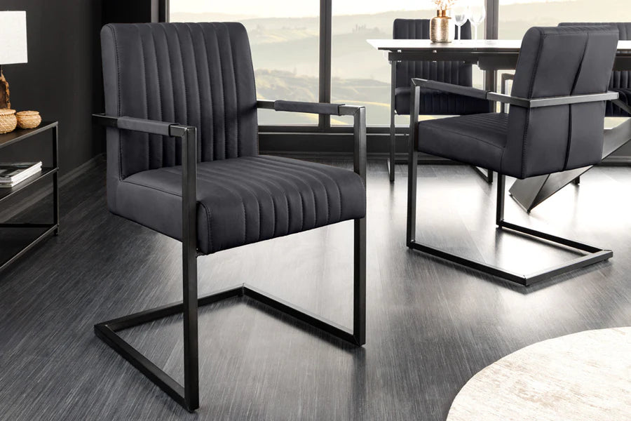 
Fauteuil cantilever « Astone » - Noir
