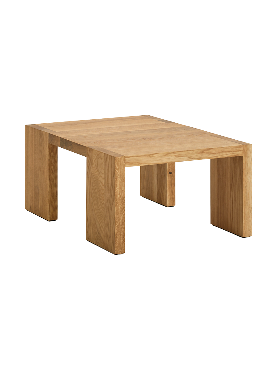 
Designer side table "Tenon" made of solid oak - Natural Oak