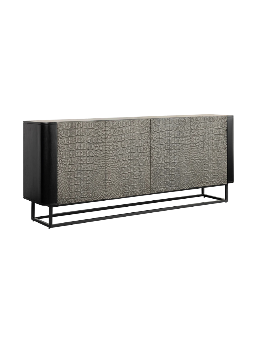 
Massivholz Design Sideboard „Crocodile“
