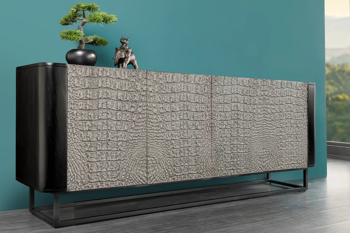 
Massivholz Design Sideboard „Crocodile“