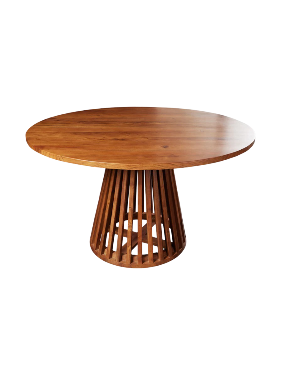 
Runder Massivholz Design Esstisch „Maison la Nuit“ - Ø 140 cm
