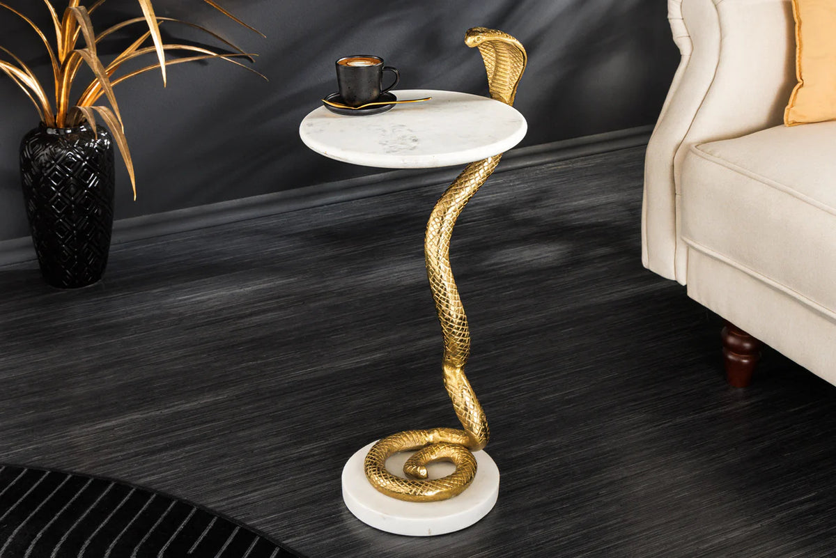 
Designer Side Table "Wildlife Cobra"