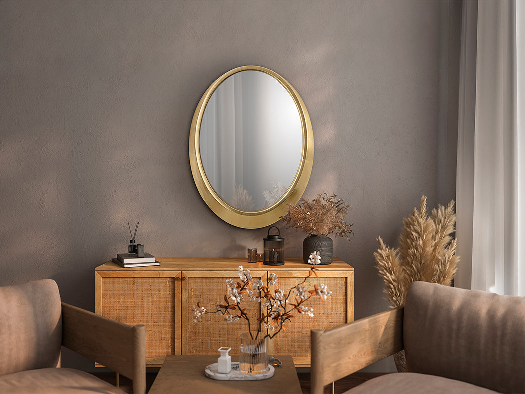 
Ovaler Design Wandspiegel „Alan“
