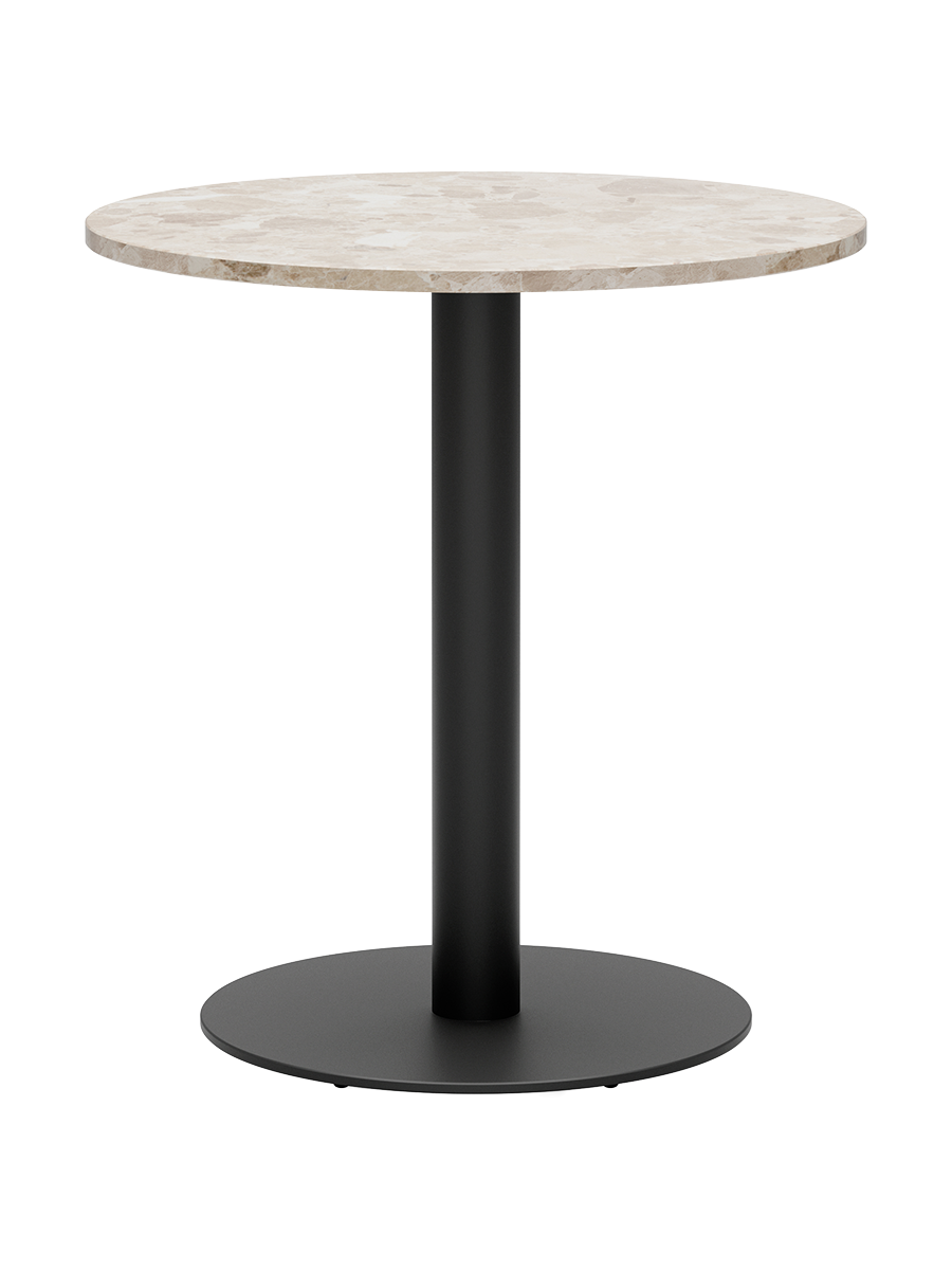 
Table de bistrot en marbre design « Florence », différentes tailles - Marbre Kunis Breccia / Ø 70 x hauteur 74 cm
