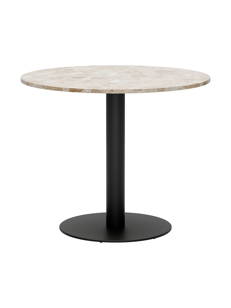 
Table de bistrot en marbre design « Florence », différentes tailles - Marbre Kunis Breccia / Ø 90 x hauteur 74 cm