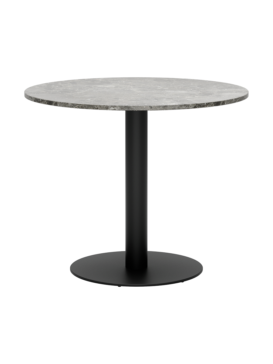 
Table de bistrot en marbre design « Florence », différentes tailles - Marbre Gris du Marais / Ø 90 x hauteur 74 cm