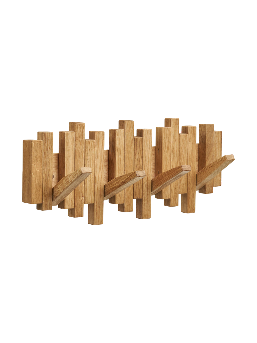 
Pannello appendiabiti in legno di quercia «Caltra» - Rovere Naturale