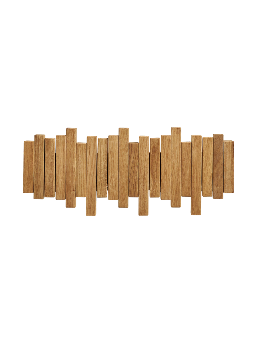 
Patère murale en chêne « Caltra » - Chêne naturel