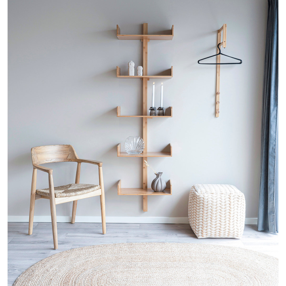 
Porte-manteau design « Trento » - Naturel