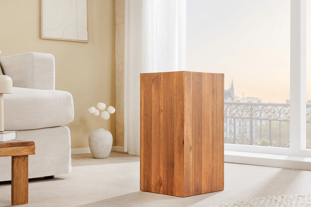 
Decorative and flower column "Columna II" made of solid wood - Height 50 cm