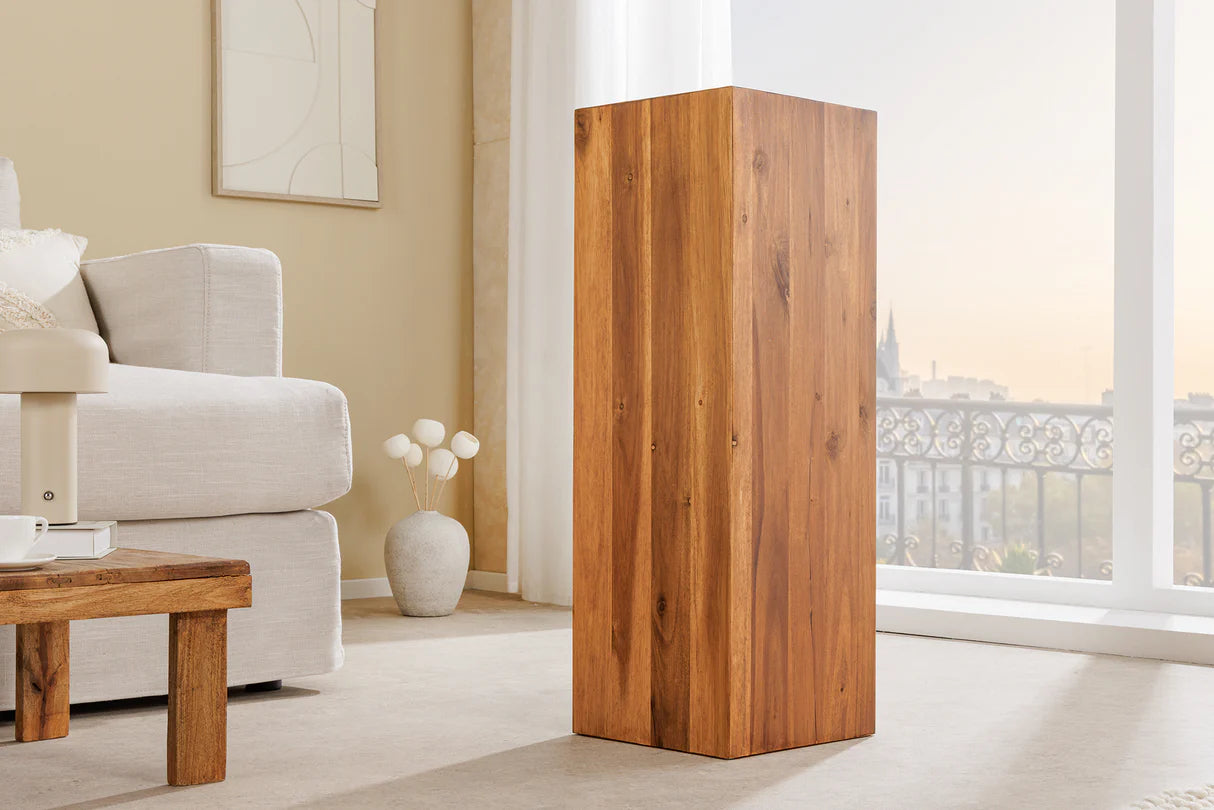 
Decorative and flower column "Columna II" made of solid wood - Height 75 cm