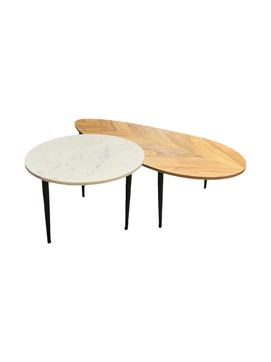 
Set di tavolini da salotto di design “Adlon”